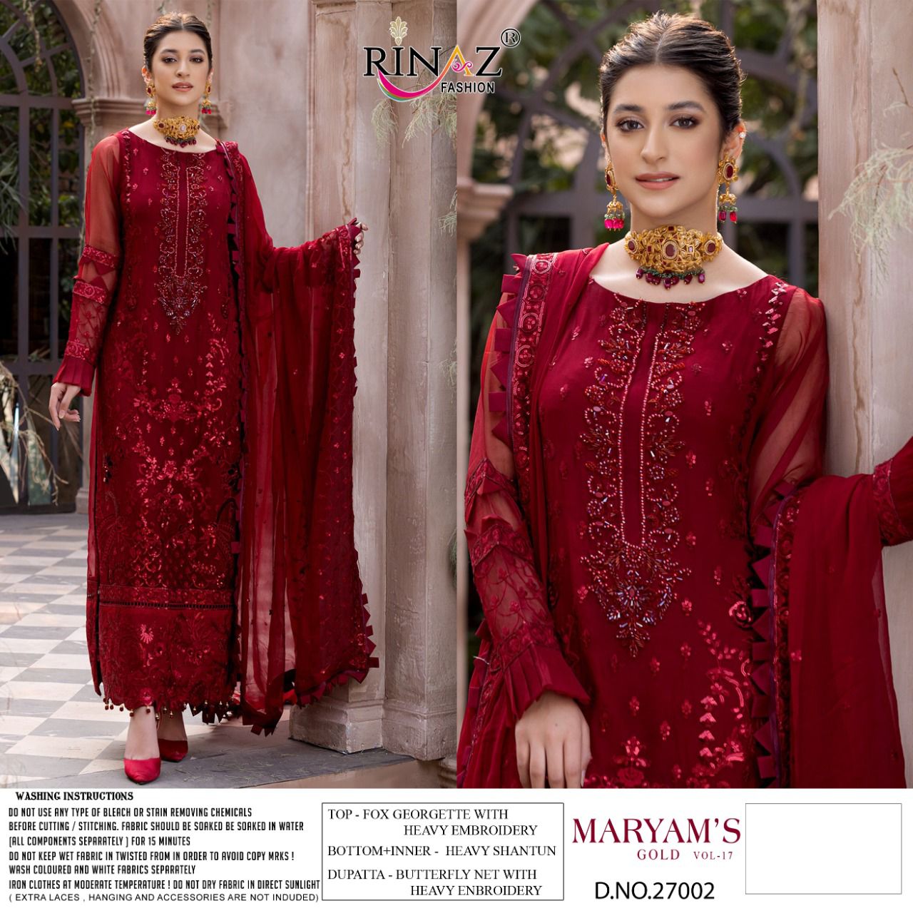 Rinaz Fashion Maryam's Gold 27002