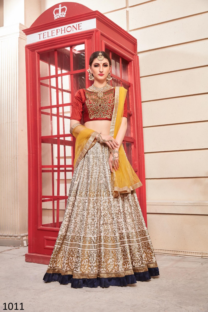 Bride Red Designer Embroidery Lehenga, Single Piece, 2.5 meters approx at  Rs 2320 in Surat
