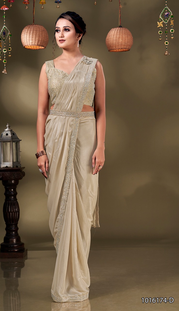 Aamoha Trendz Ready To Wear Designer Saree 1016174-D