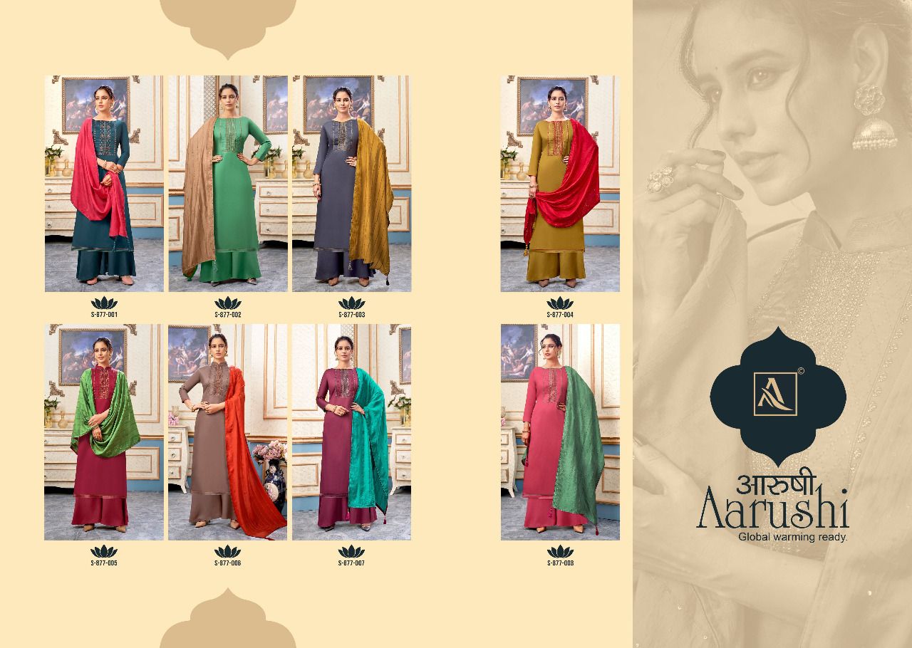 Alok Suit Aarushi 877-001 to 877-008