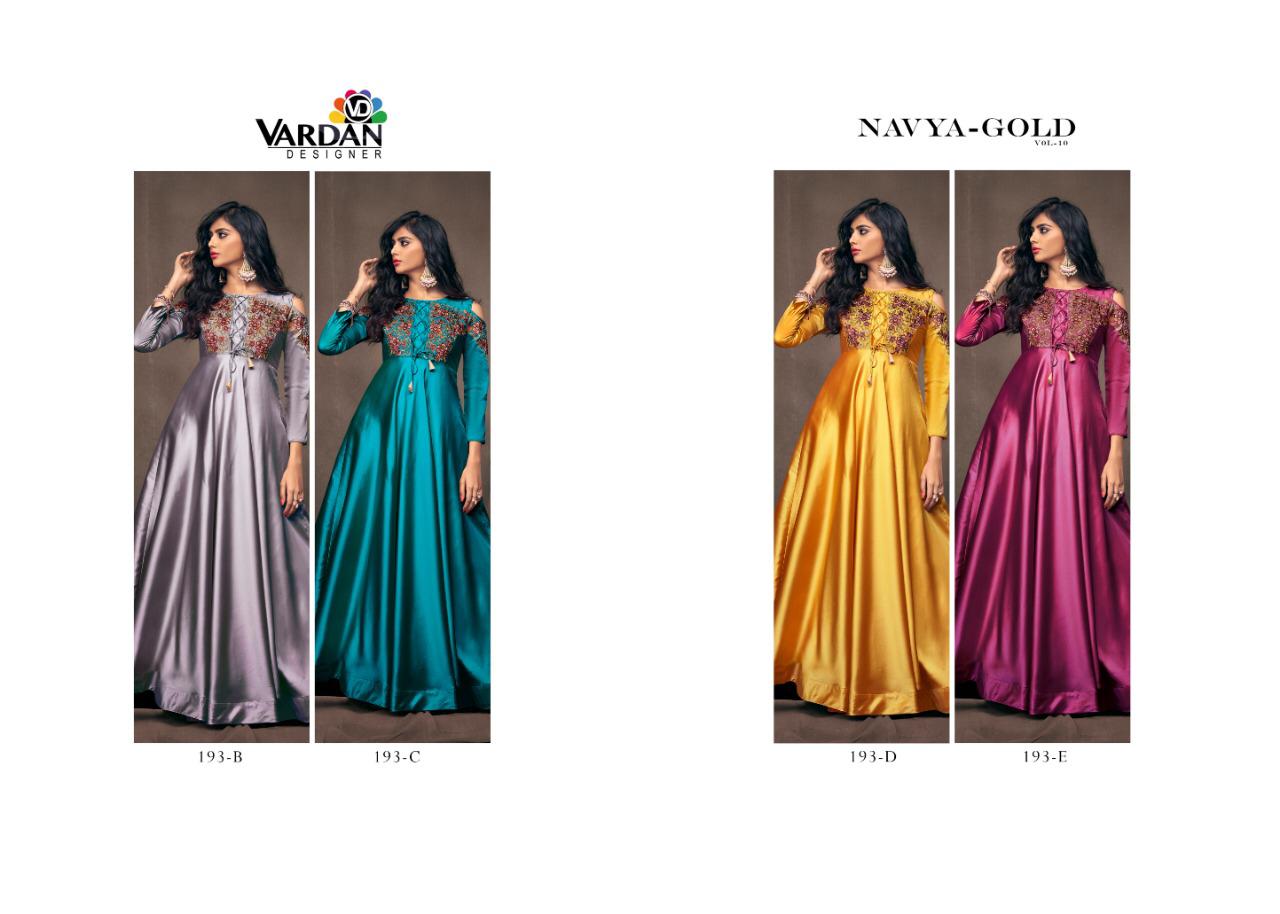 Vardan Designer Navya Gold 193 Colors 