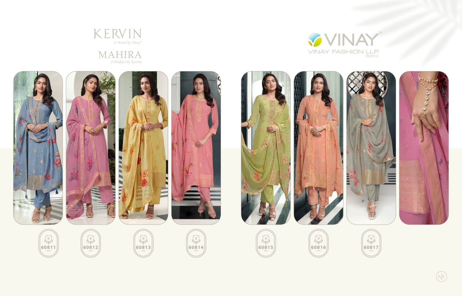 Vinay Fashion Kervin Mahira 60811-60817