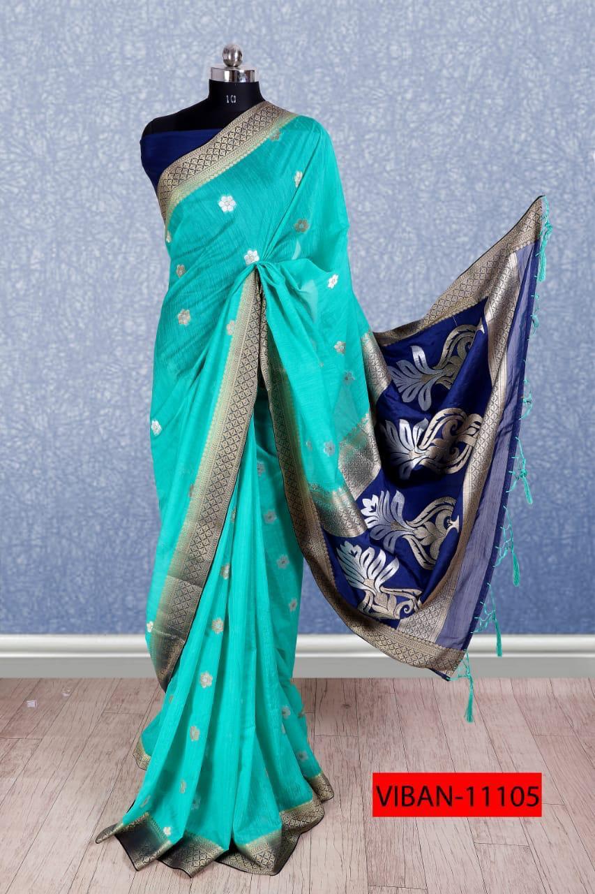 Mintorsi Designer Banarasi Silk Saree 11105