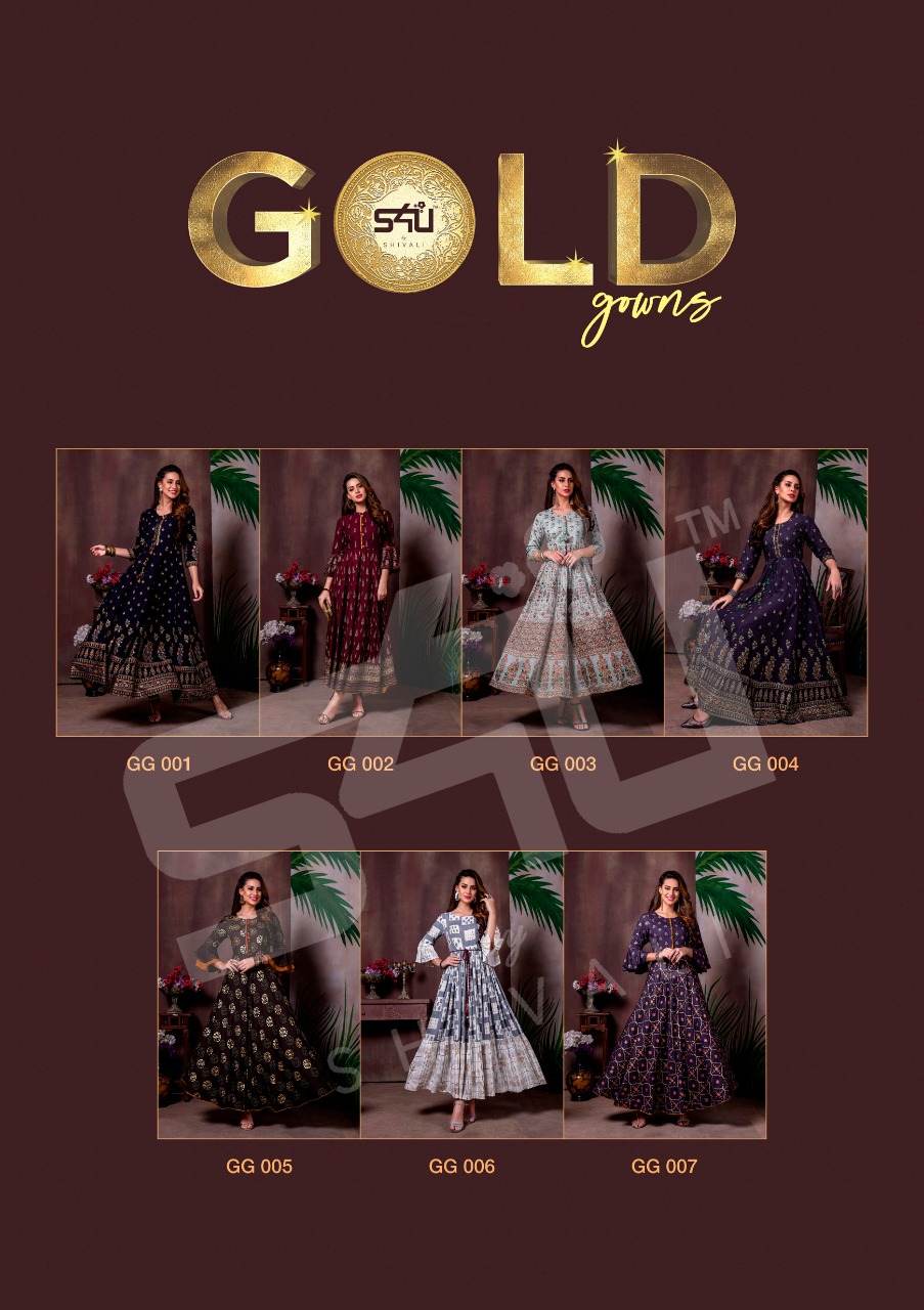 S4U Shivali Gold Gowns 001-007