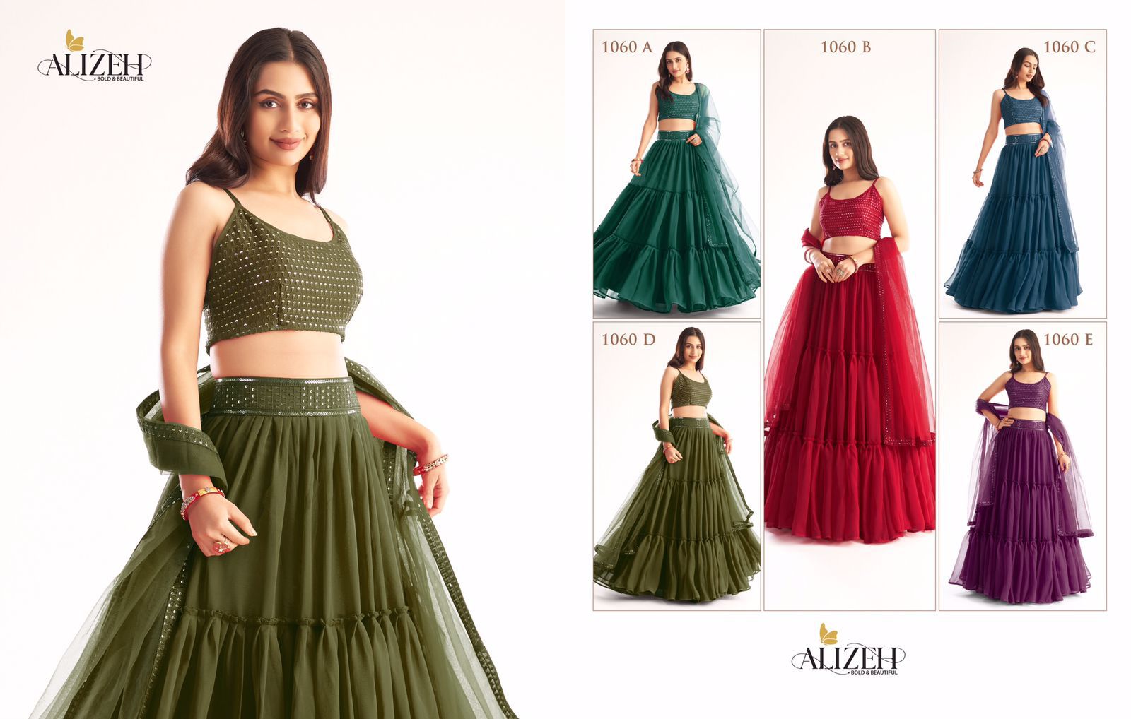 Alizeh Engagement Ready To Wear 1060 Colors 