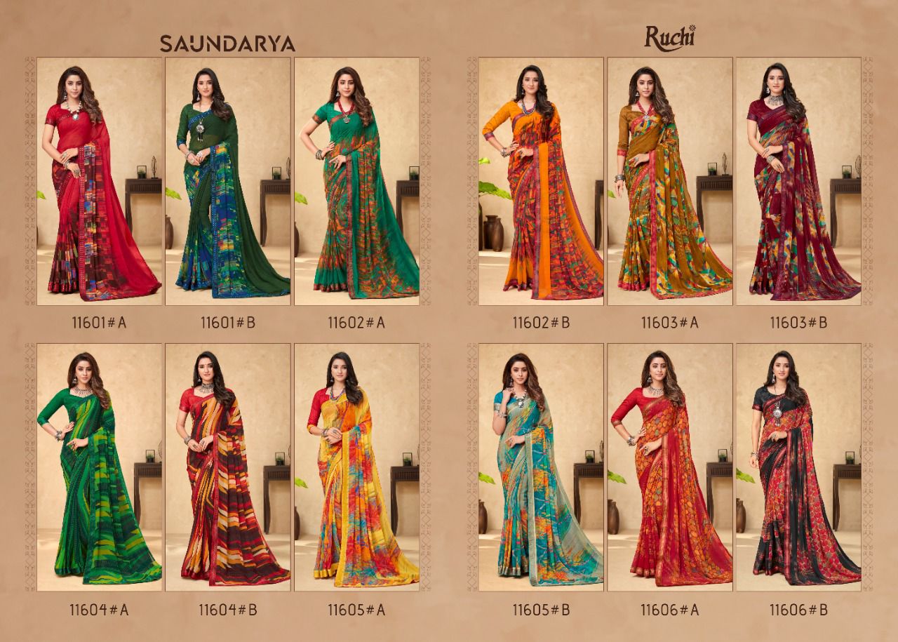 Ruchi Saree Saundarya 11601-11606