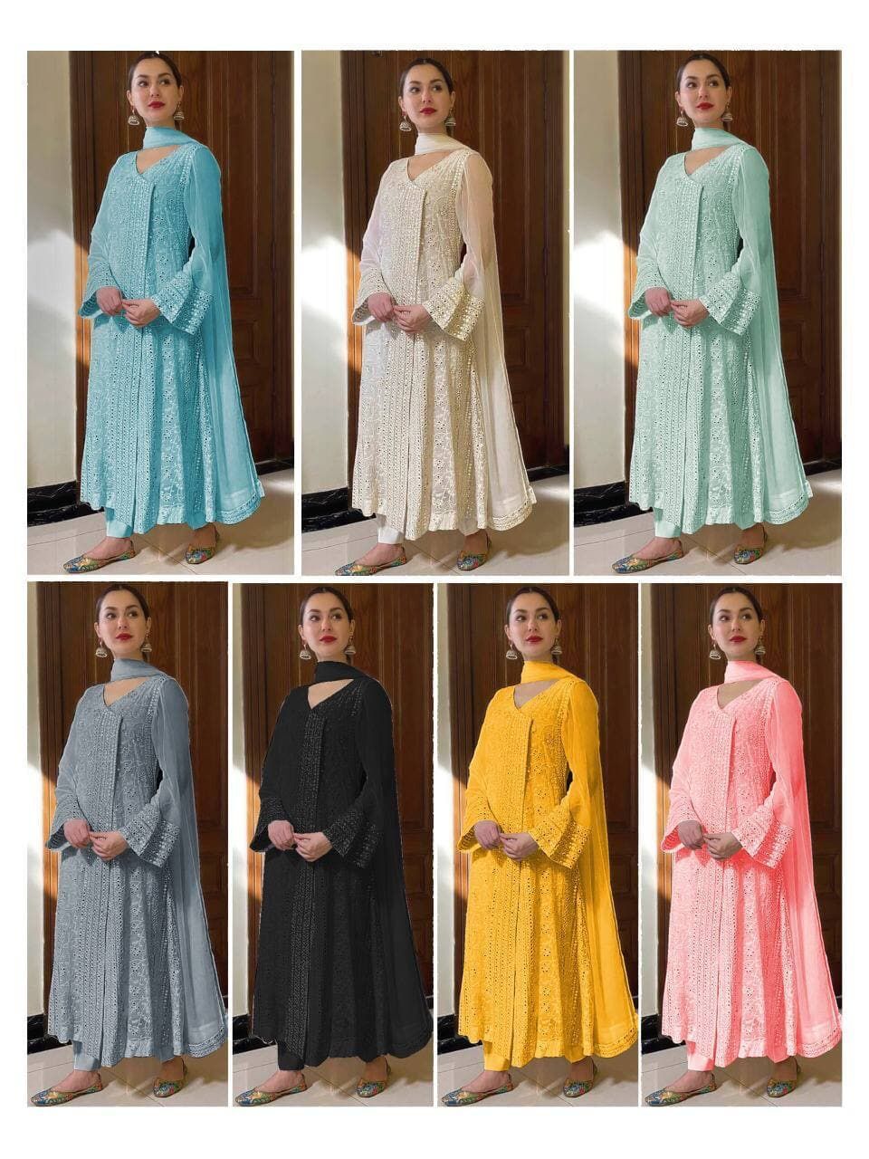 Pakistani Designer Suit KF-112 Colors 