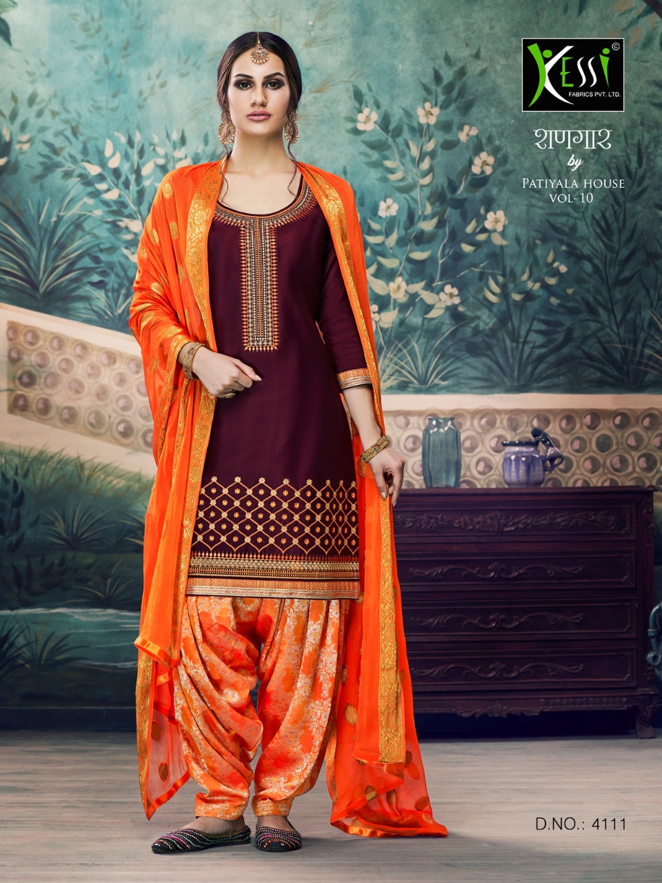 Kessi Fabrics Shangar By Patiala House 4111