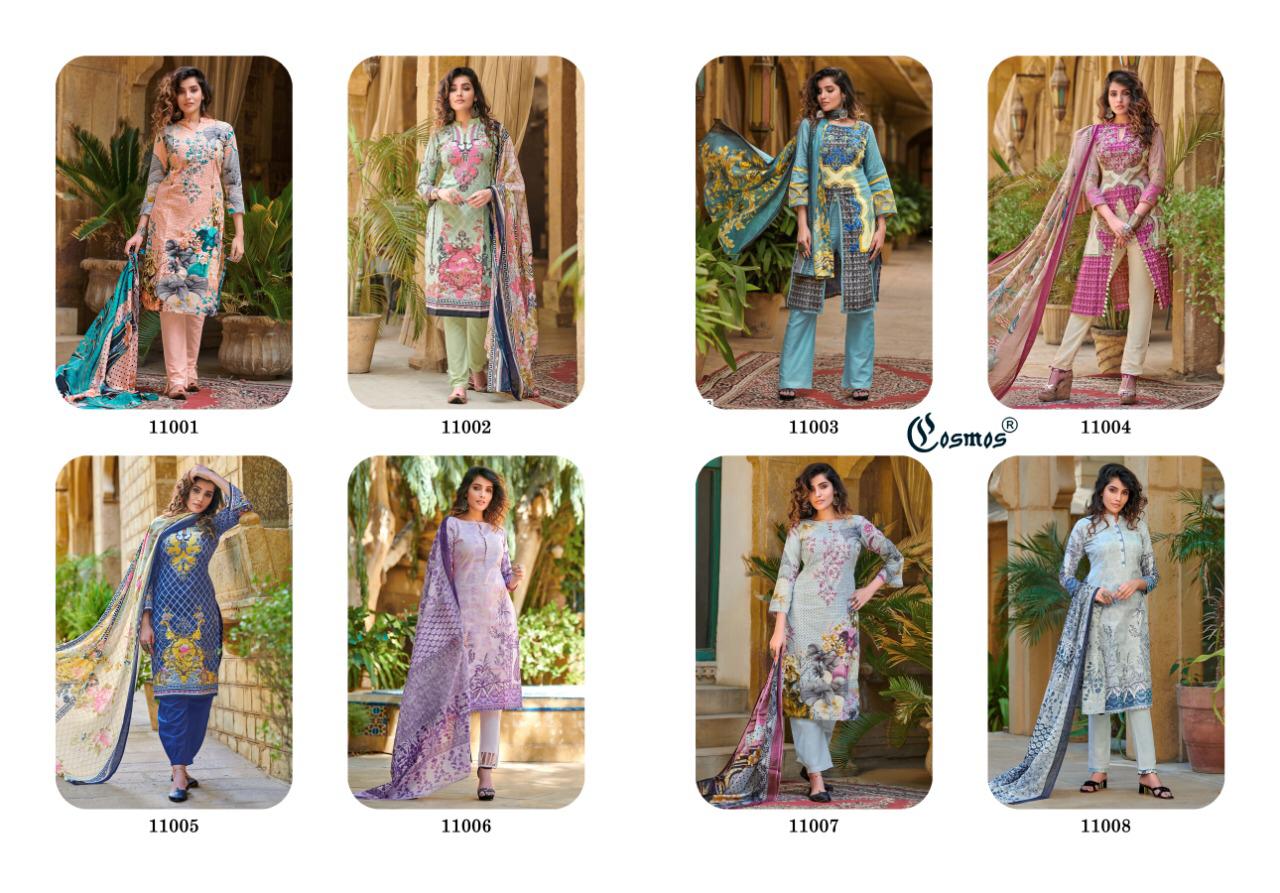 Cosmos Fashion Noor Printed Lawn 11001-11008