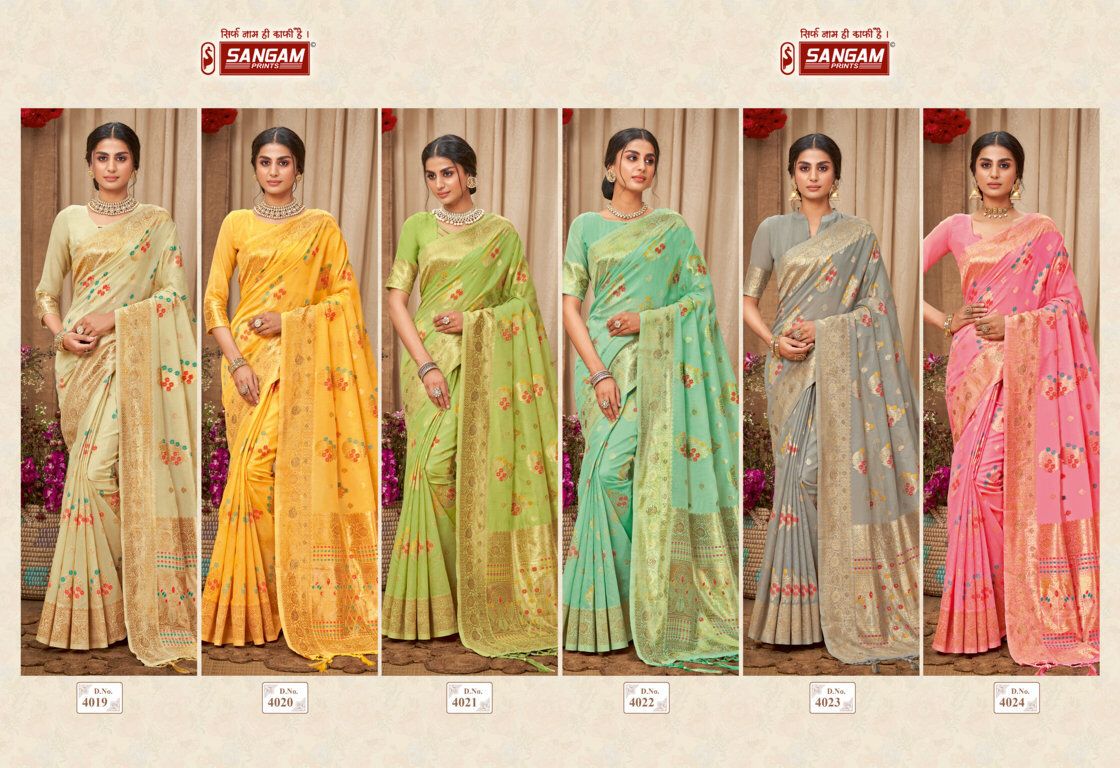 Sangam Prints Fashion Queen 4019-4024
