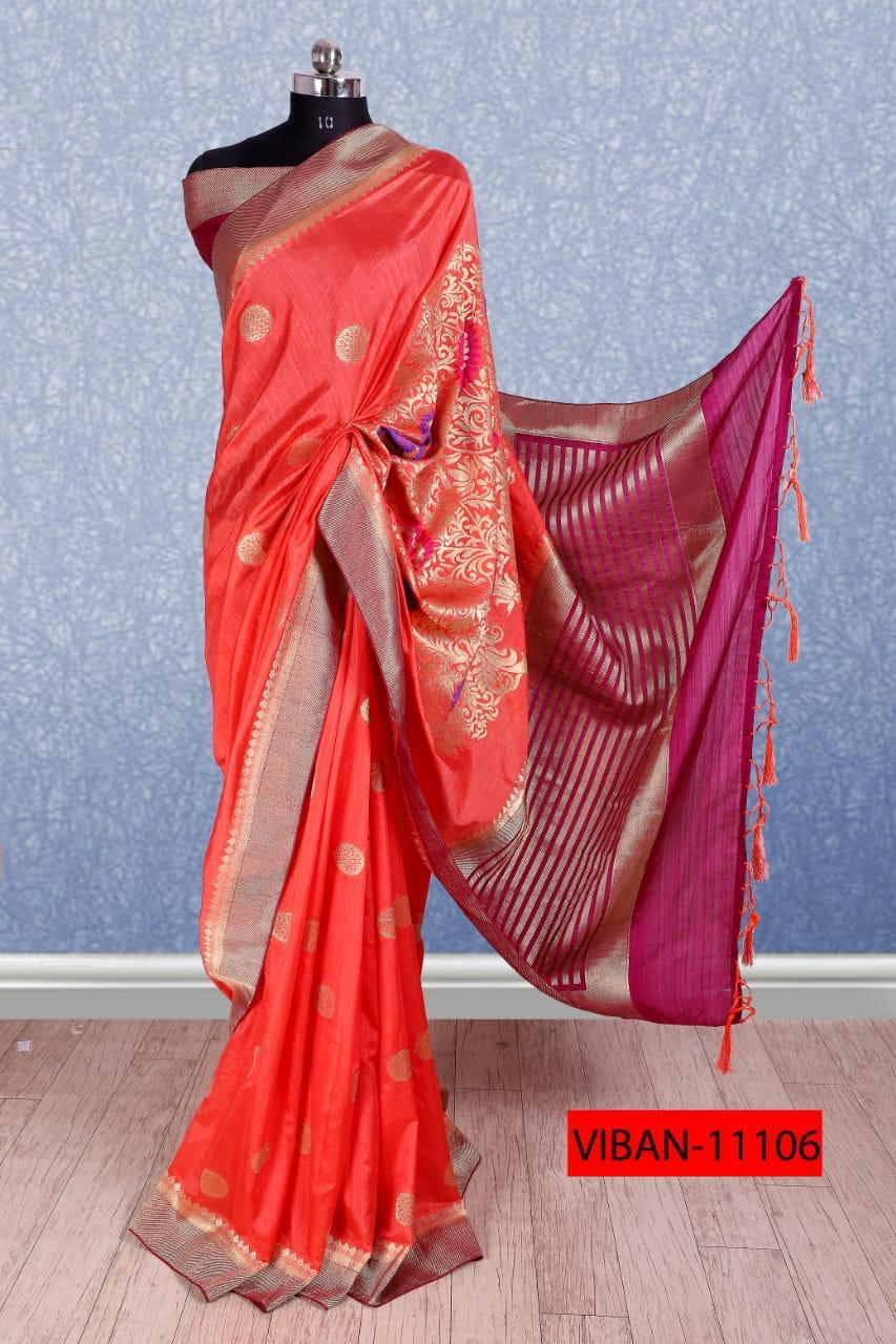 Mintorsi Designer Banarasi Silk Saree 11106