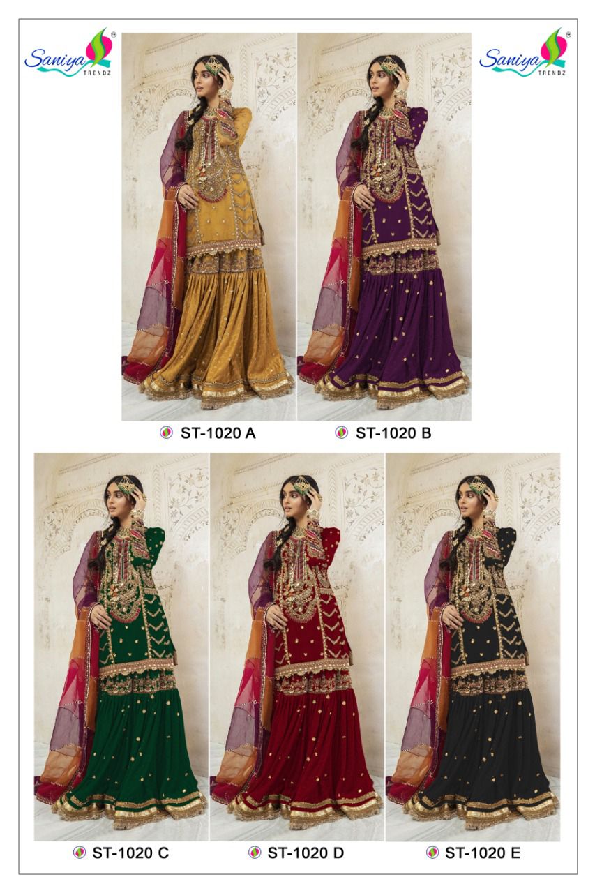 Saniya Trendz Bridal Collection ST-1020 Colors 