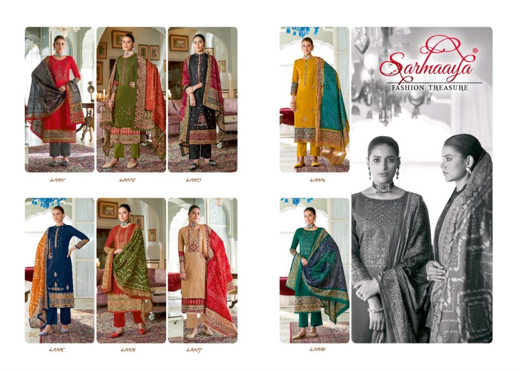 Sarmaaya Fashion Meher 40001-40008