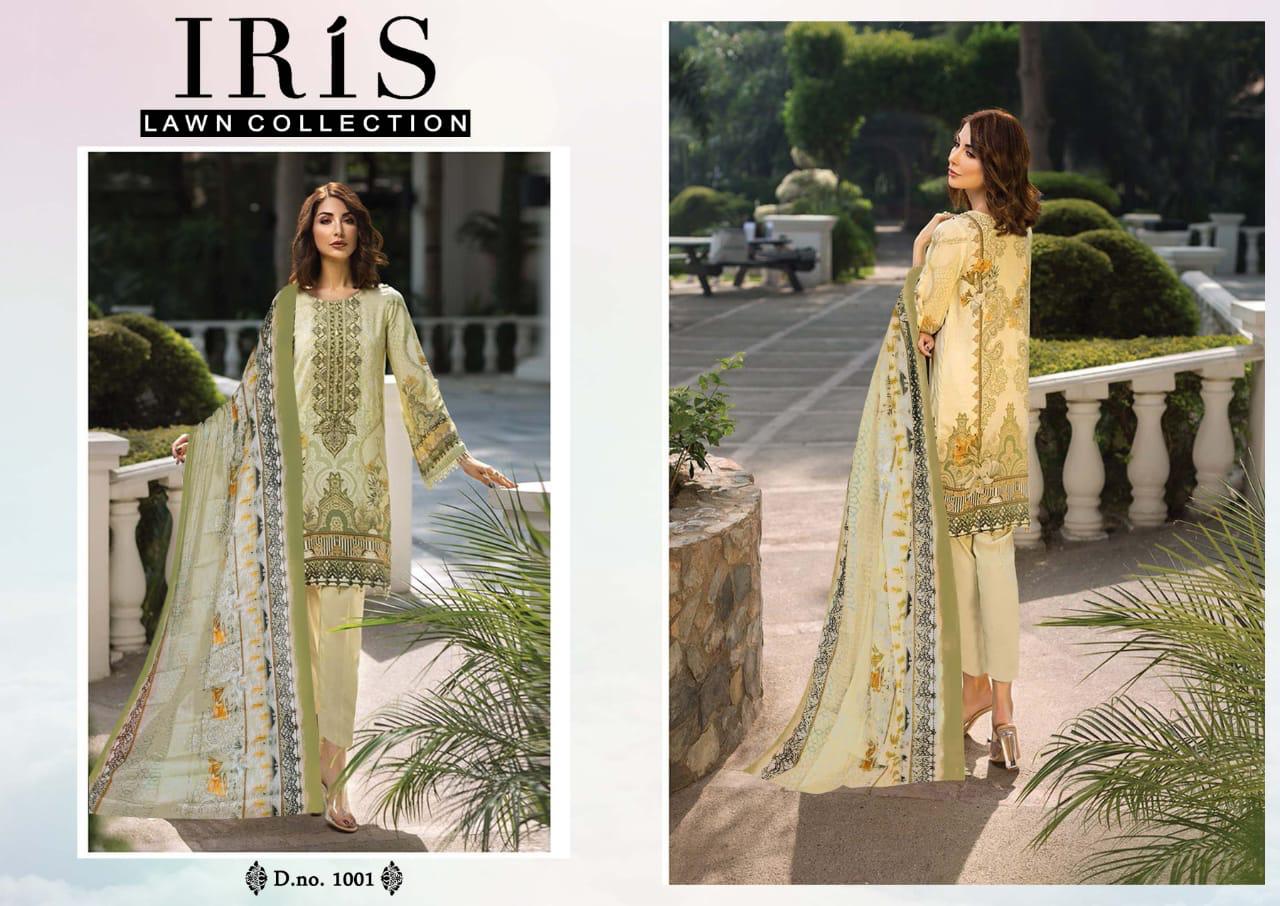 Iris Lawn Collection 1001