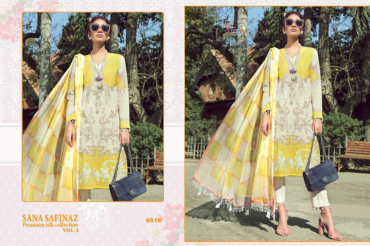 Shree Fabs Sana Safinaz Premium Silk Collection 6516