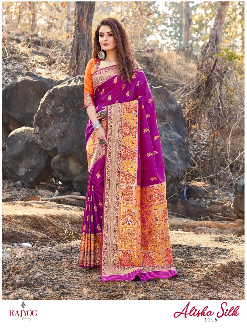 Rajyog Fabrics Alisha Silk 1106