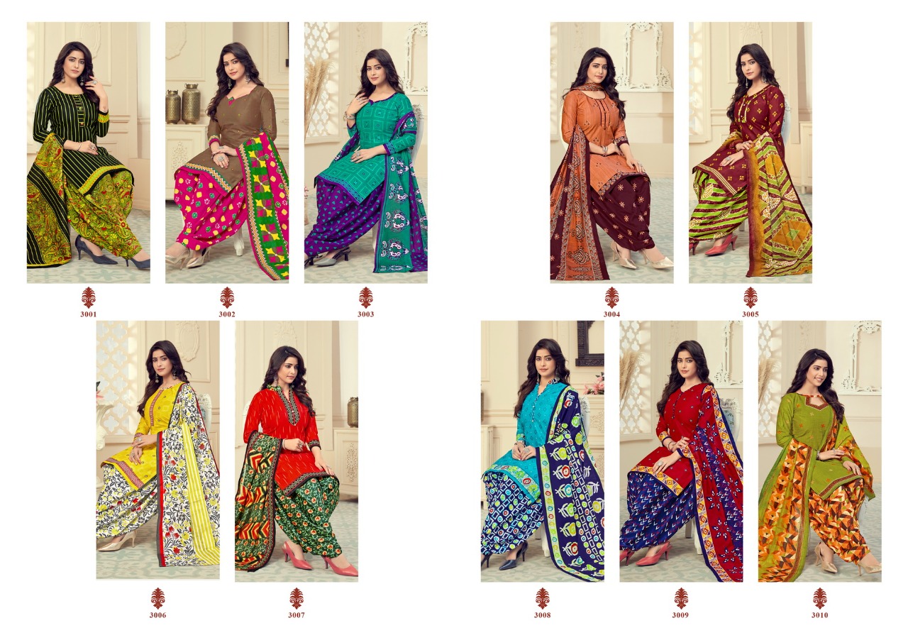 Megha Textile Rang Resham 3001-3010