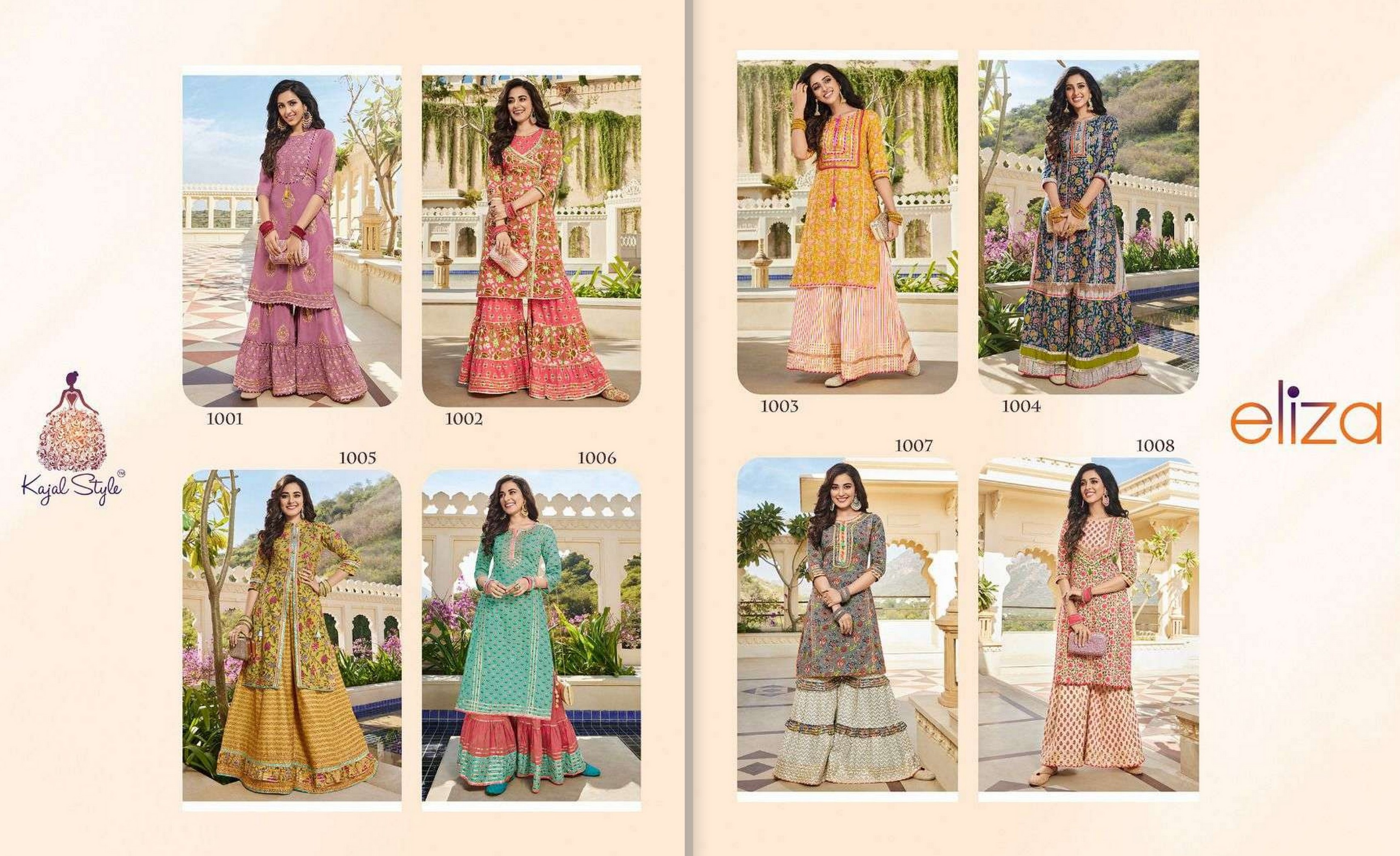 Kajal Style Fashion Eliza 1001-1008