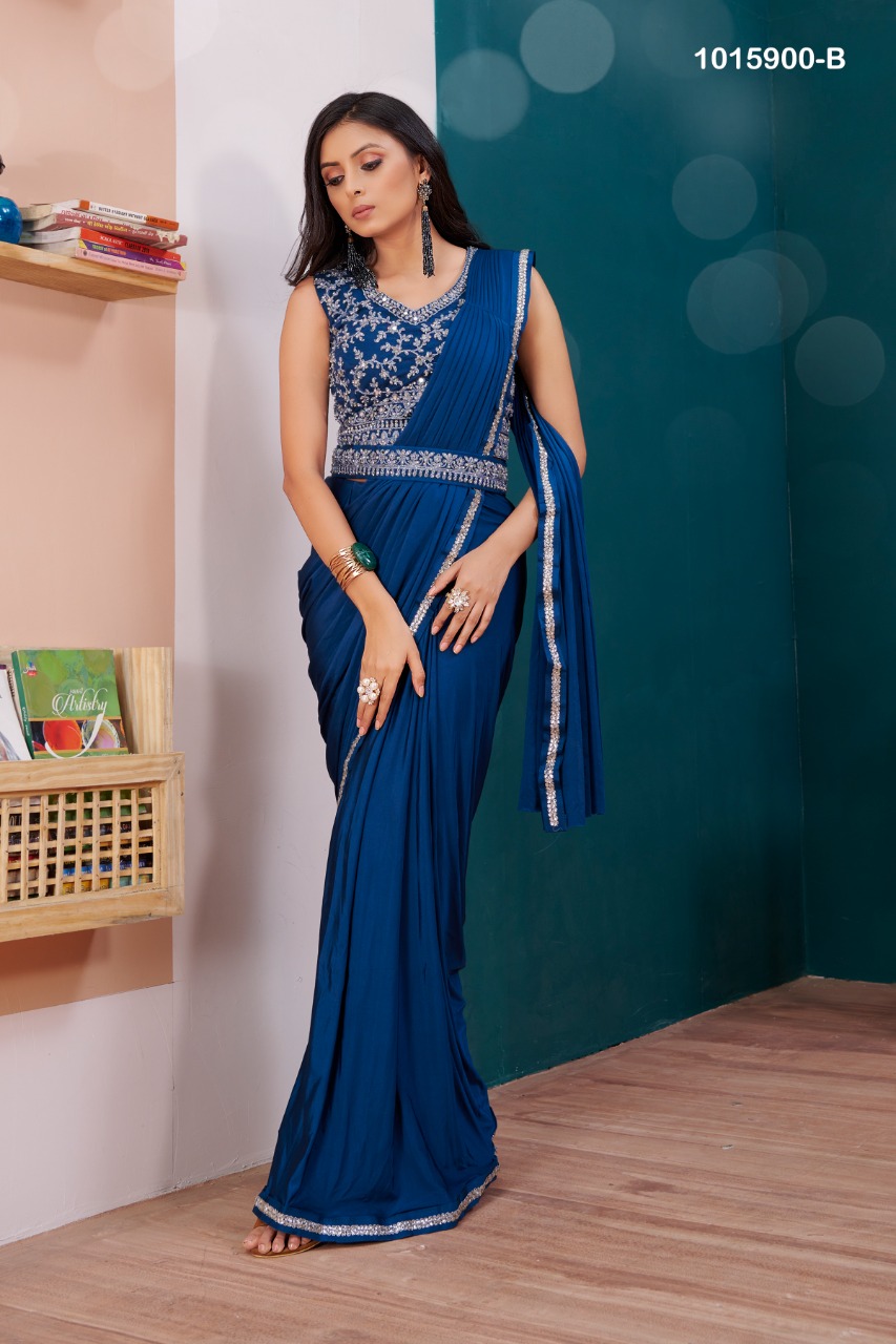 Aamoha Trendz Ready To Wear Designer Saree 1015900-B