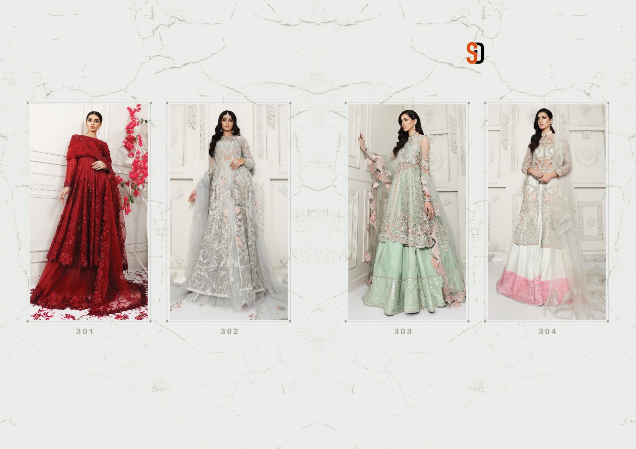 Shraddha Designer Ananya Bridal Collection 301-304