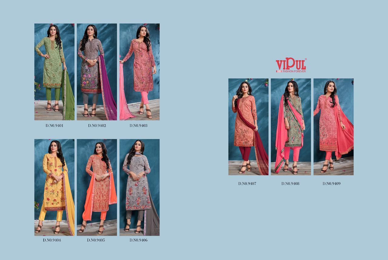 Vipul Fashion Petals 9401-9409
