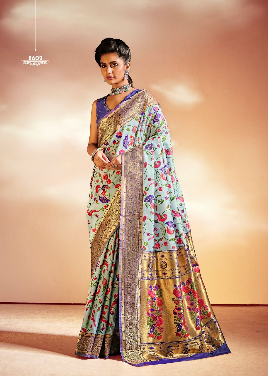 Rajyog Fabrics Aurora Silk 8602