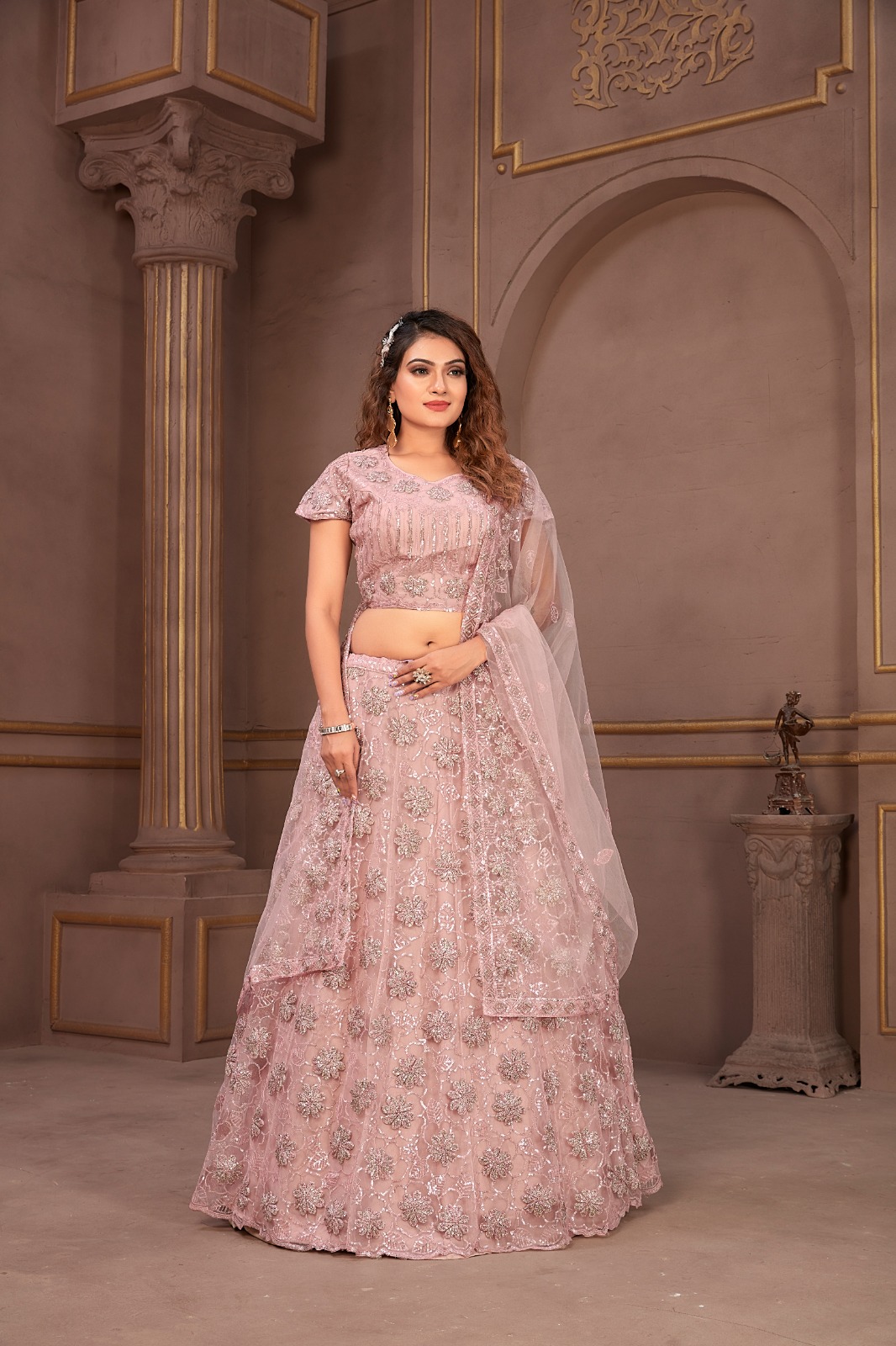 PMD Fashion Embroidered Semi Stitched Lehenga Choli - Buy PMD Fashion  Embroidered Semi Stitched Lehenga Choli Online at Best Prices in India |  Flipkart.com