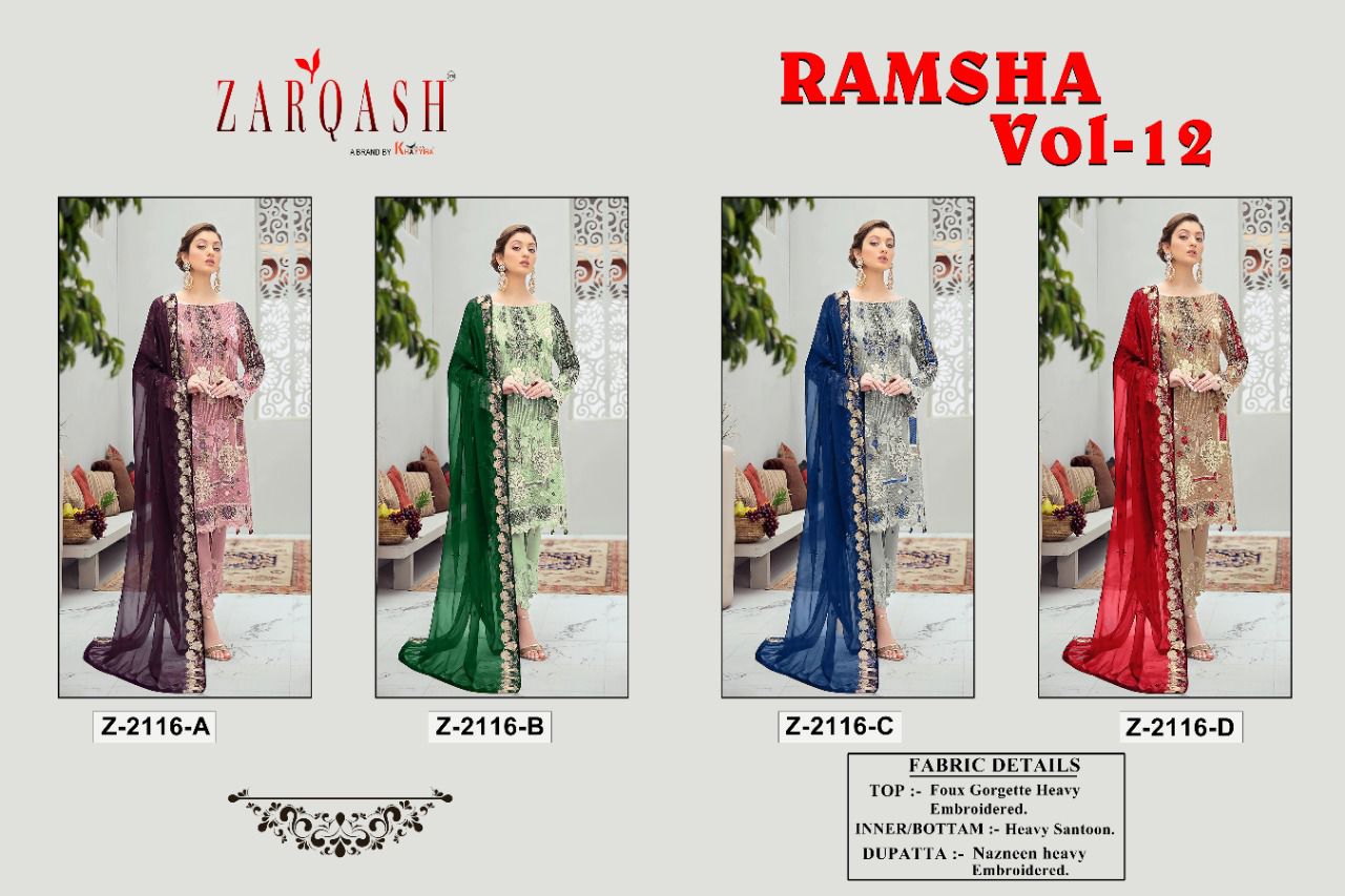 Zarqash Ramsha Z-2116 Colors 