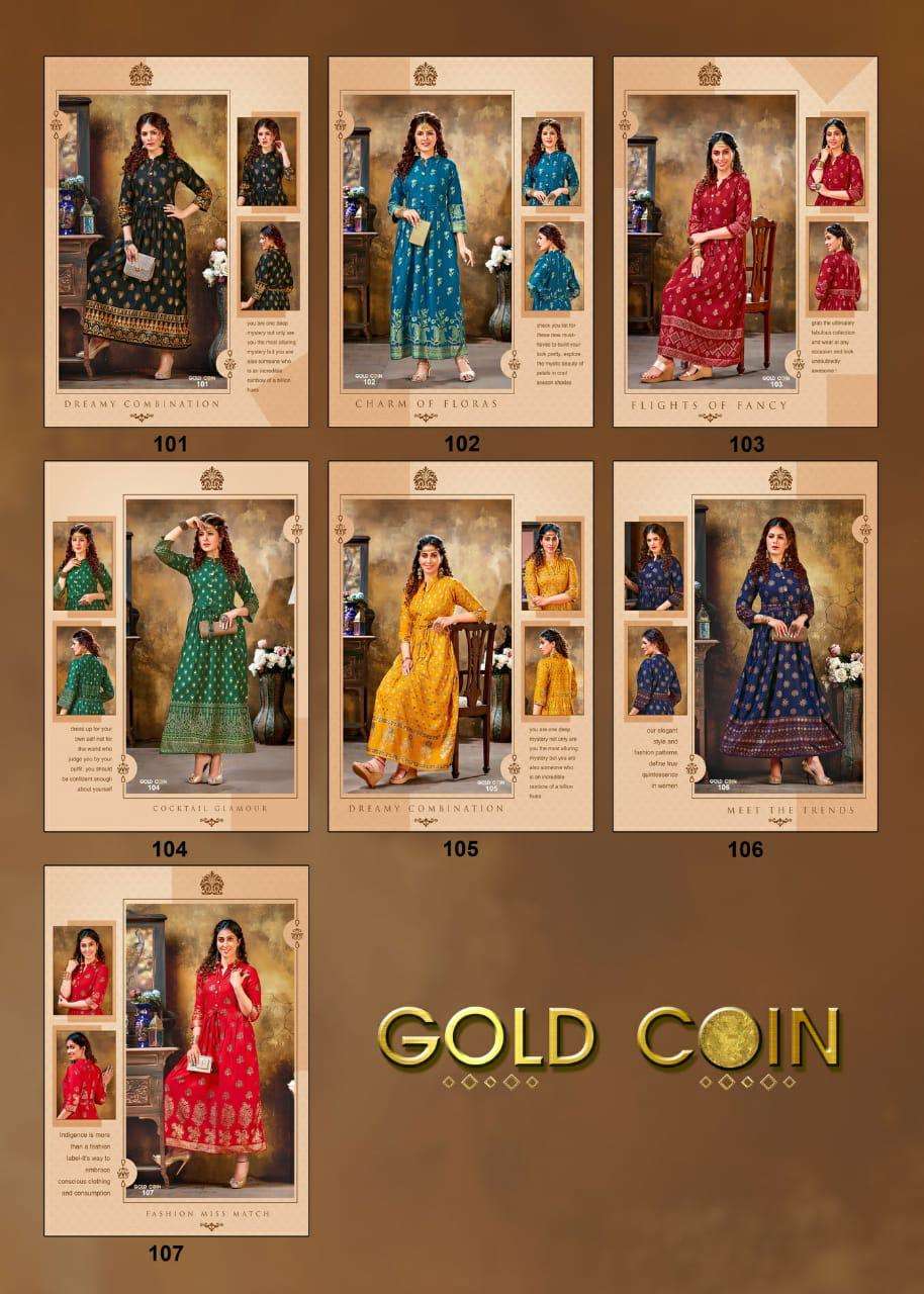 Fashion Talk Gold Coin 101-107
