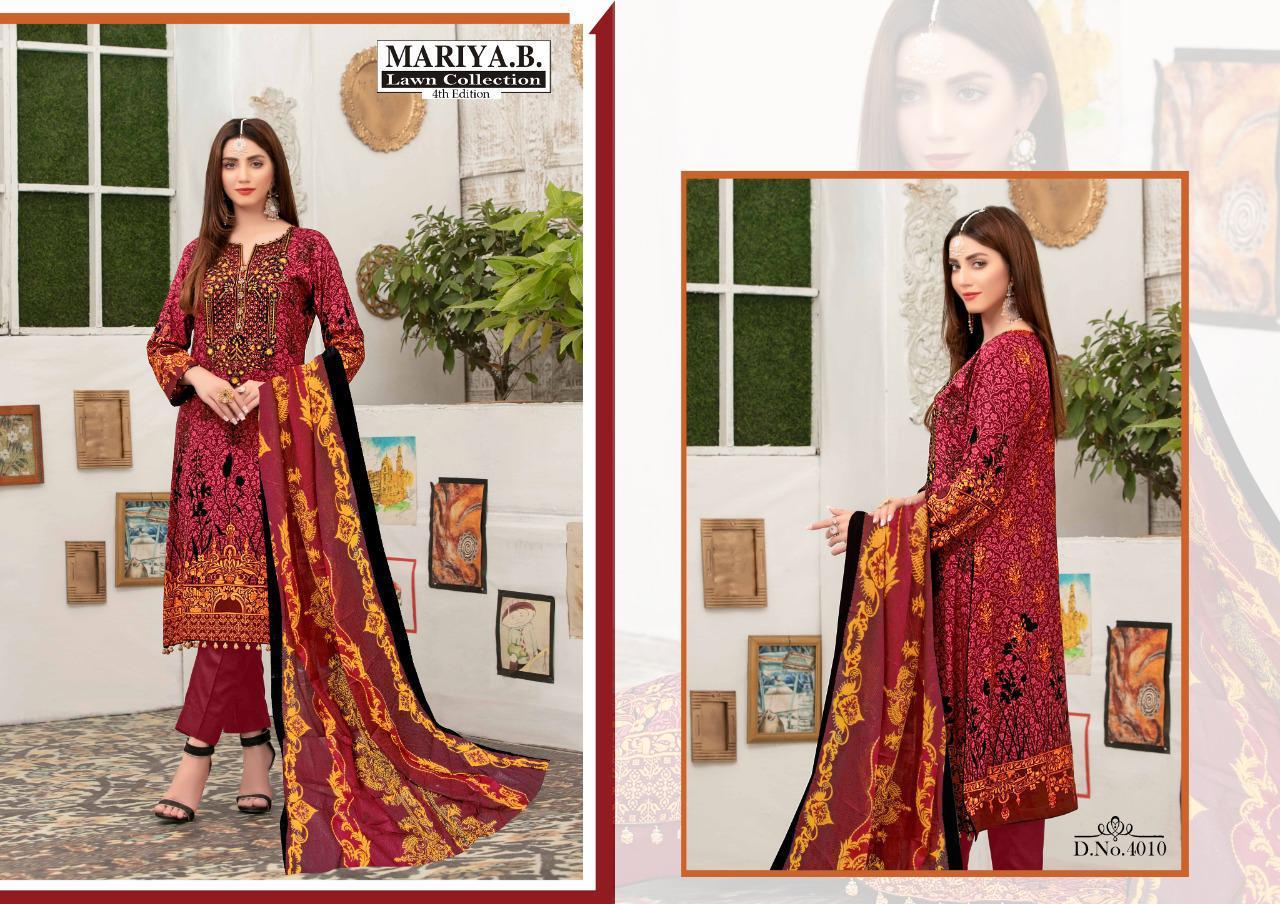 Maria B Lawn Collection  4010