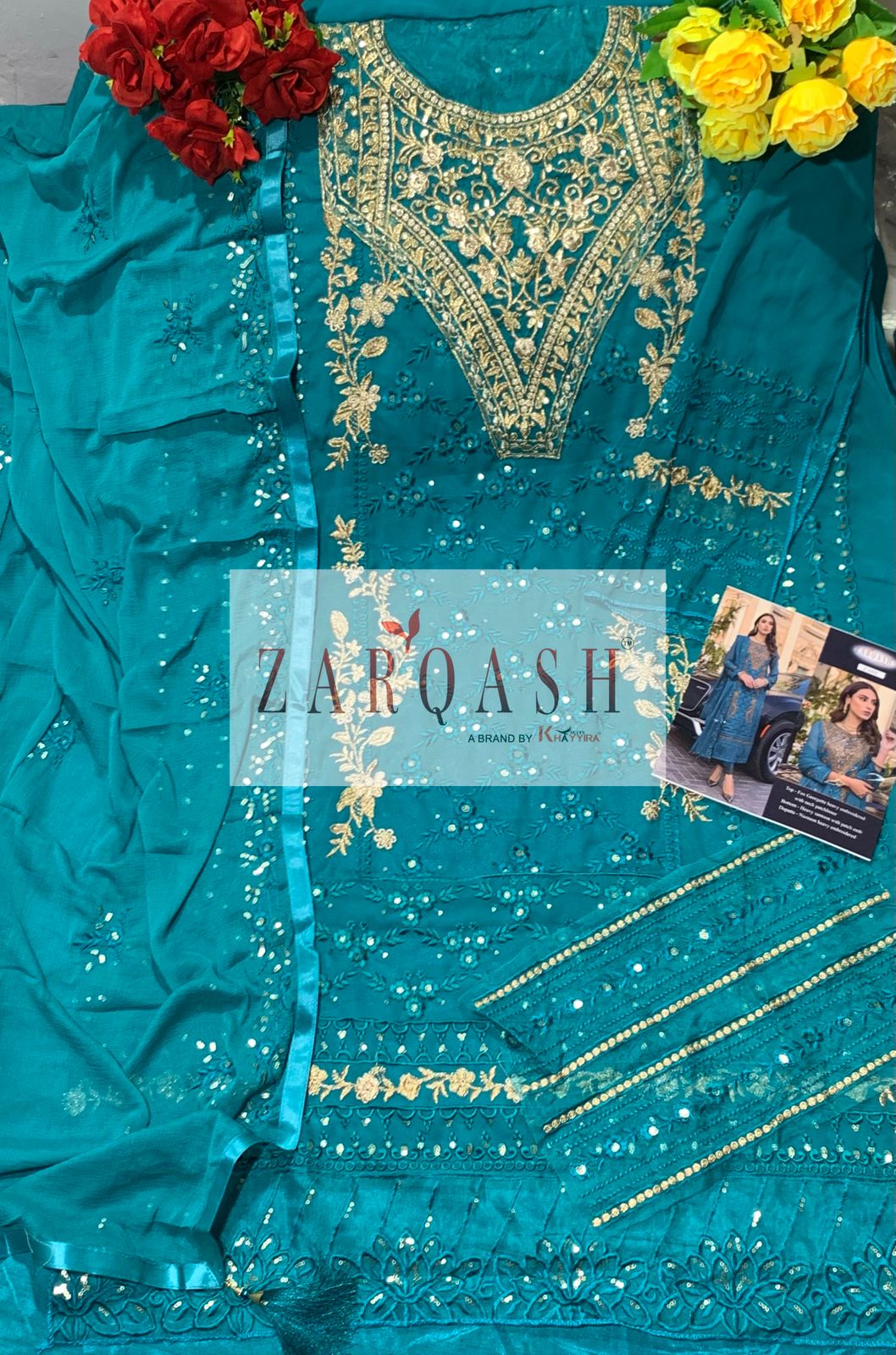 Zarqash Azure Luxe Z-2095