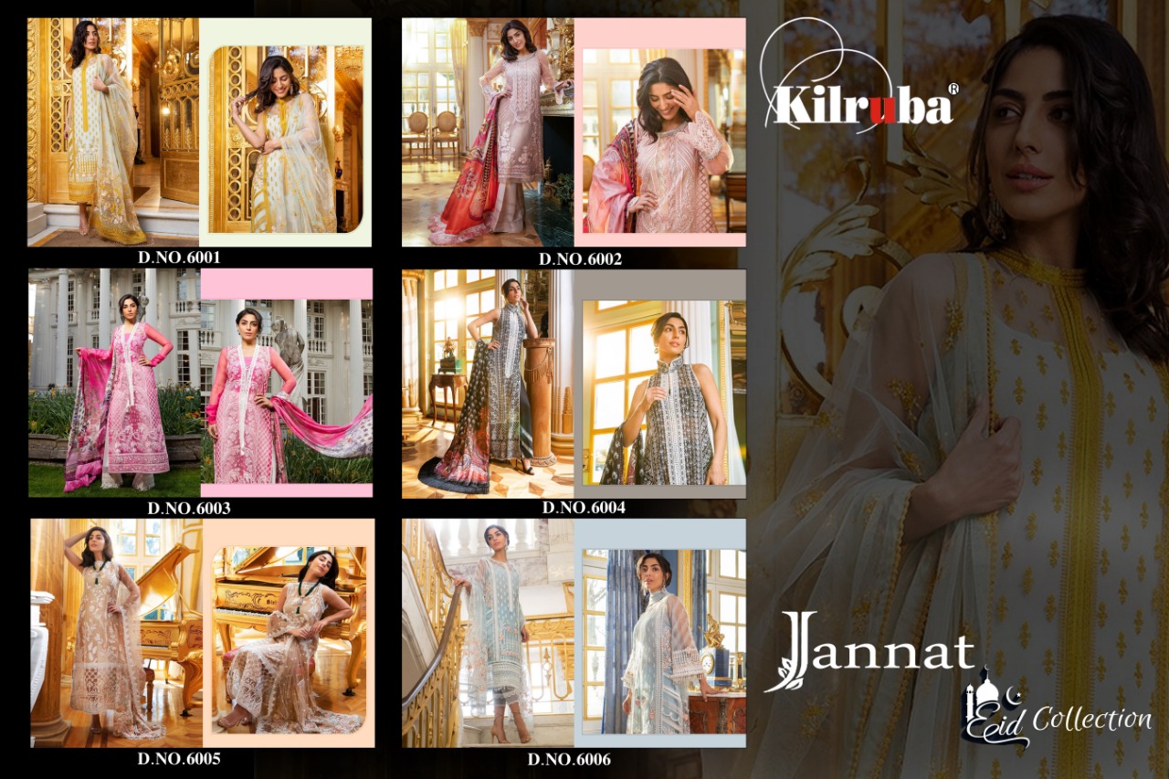Kilruba Jannat Eid Collection 6001-6006