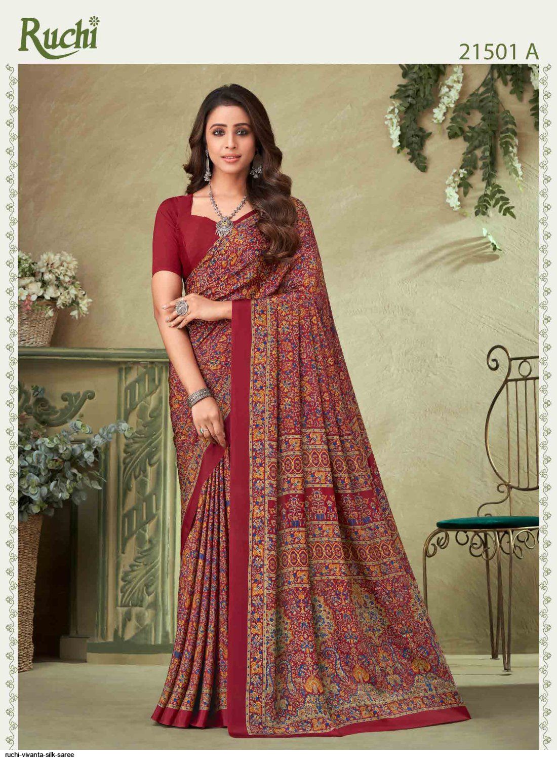 Ruchi Saree Vivanta Silk 16th Edition 21501-A
