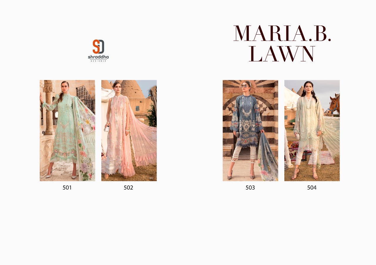 Shraddha Designer Maria B Lawn 501-504