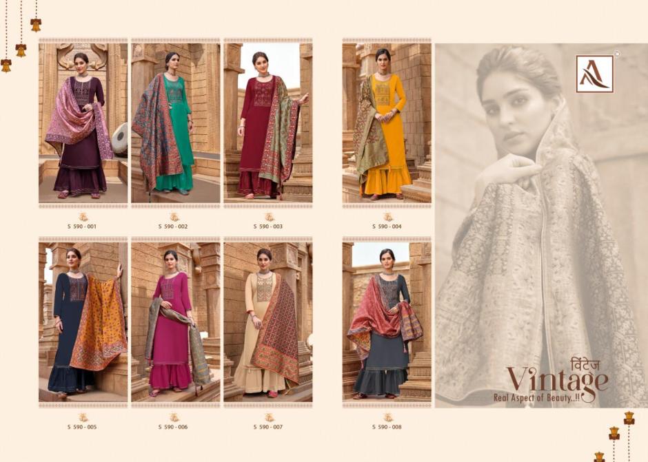 Alok Suits Vintage 590-001 to 590-008