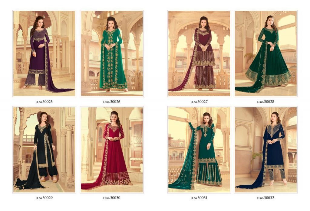 Rama Fashion Raazi Zarkan 30025-30032