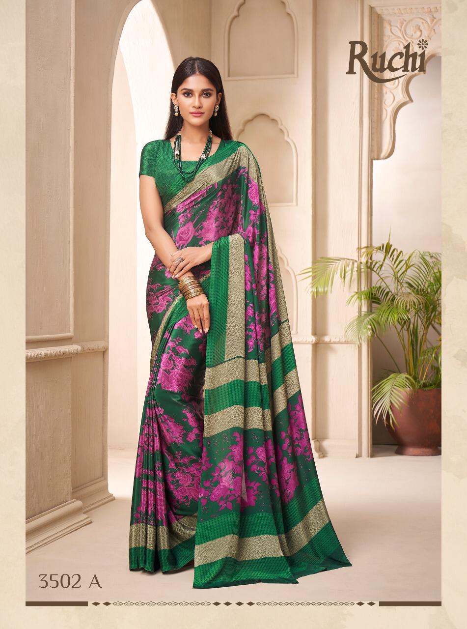 Ruchi Saree Alvira Silk 3502-A