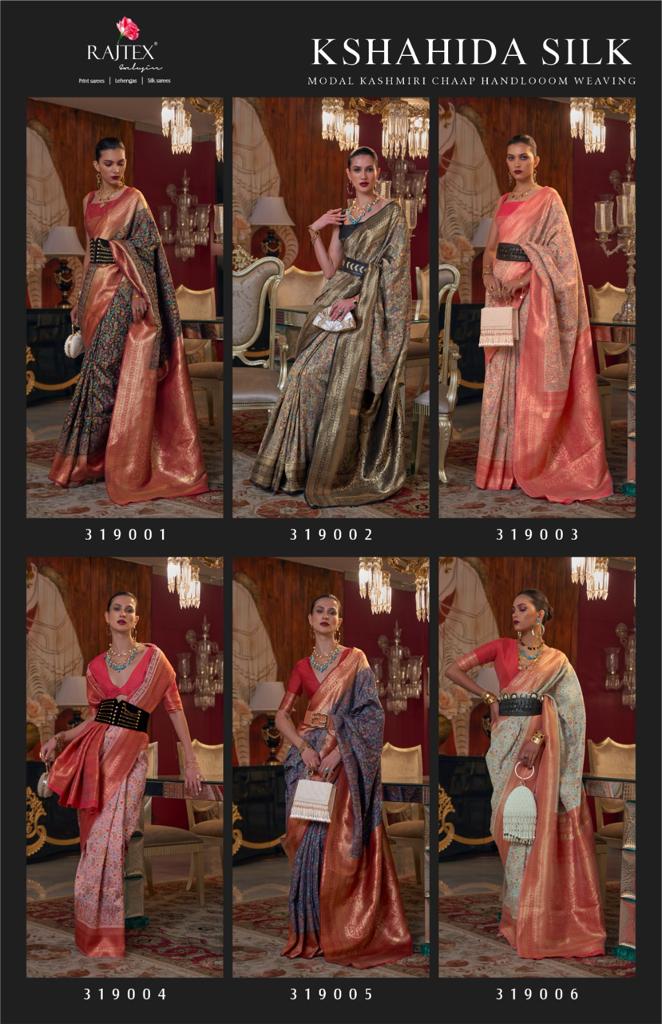 Rajtex Fabrics Kshahida Silk 319001-319006