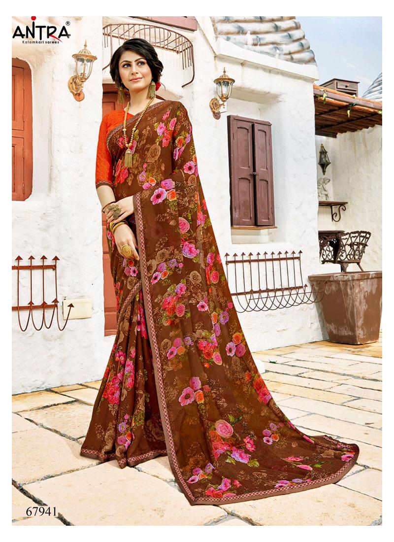 AKASH GANGA VOL 1 BY ANTRA WEIGHTLESS ELEGANT TRENDY BEAUTIFUL LIGHT WEIGHT  DAILY WEAR FANCY SAREES AT REASONABLE PRICE BUY ONLINE IN GUJRAT AUSTRALIA  SINGAPORE - Reewaz International | Wholesaler & Exporter