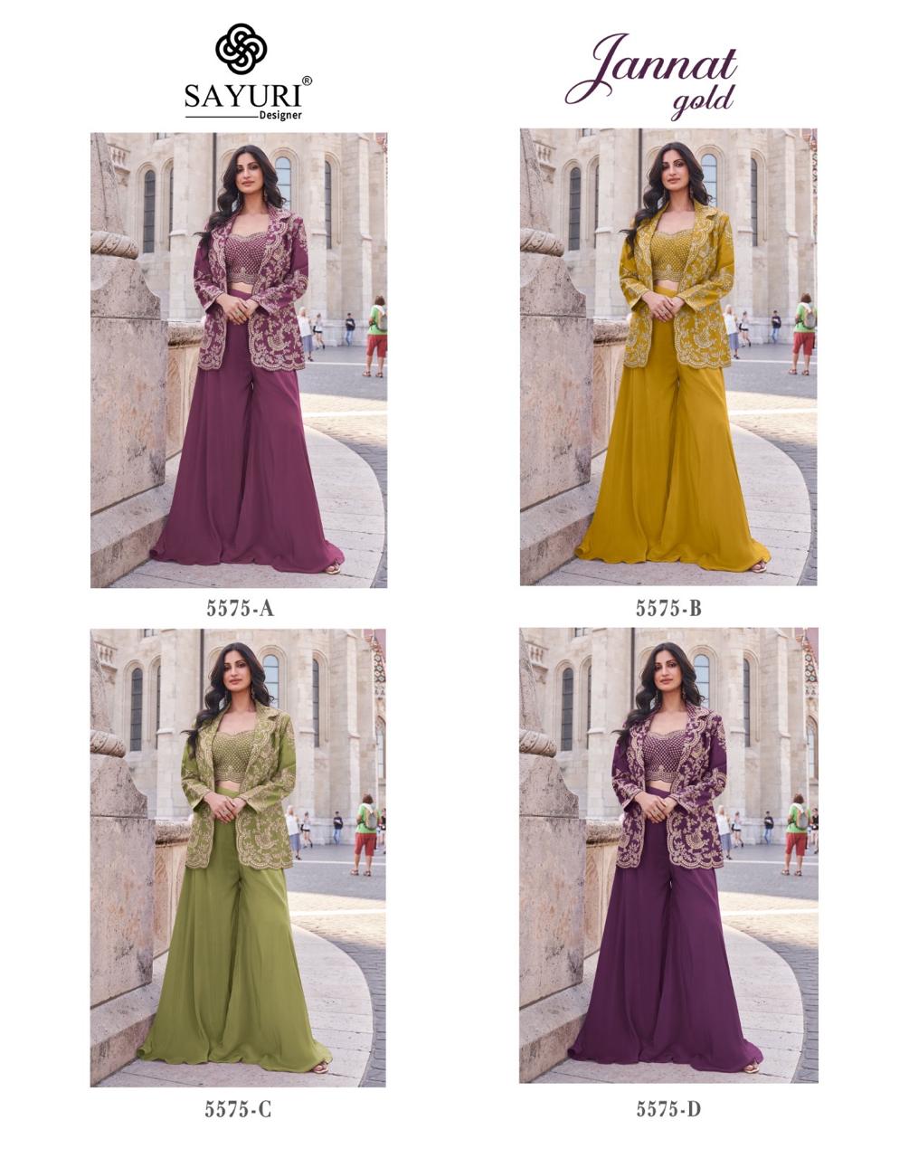 SAYURI DESIGNER JANNAT GOLD 5575A-5575D