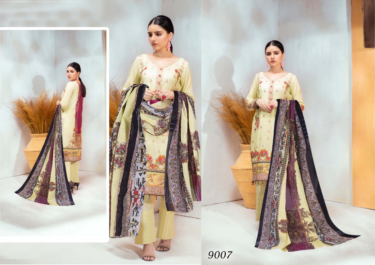 Sana Safinaz Luxury Lawn Collection 9007