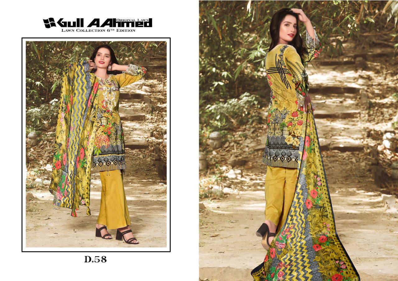 Gull Aahmed Lawn Collection D-58