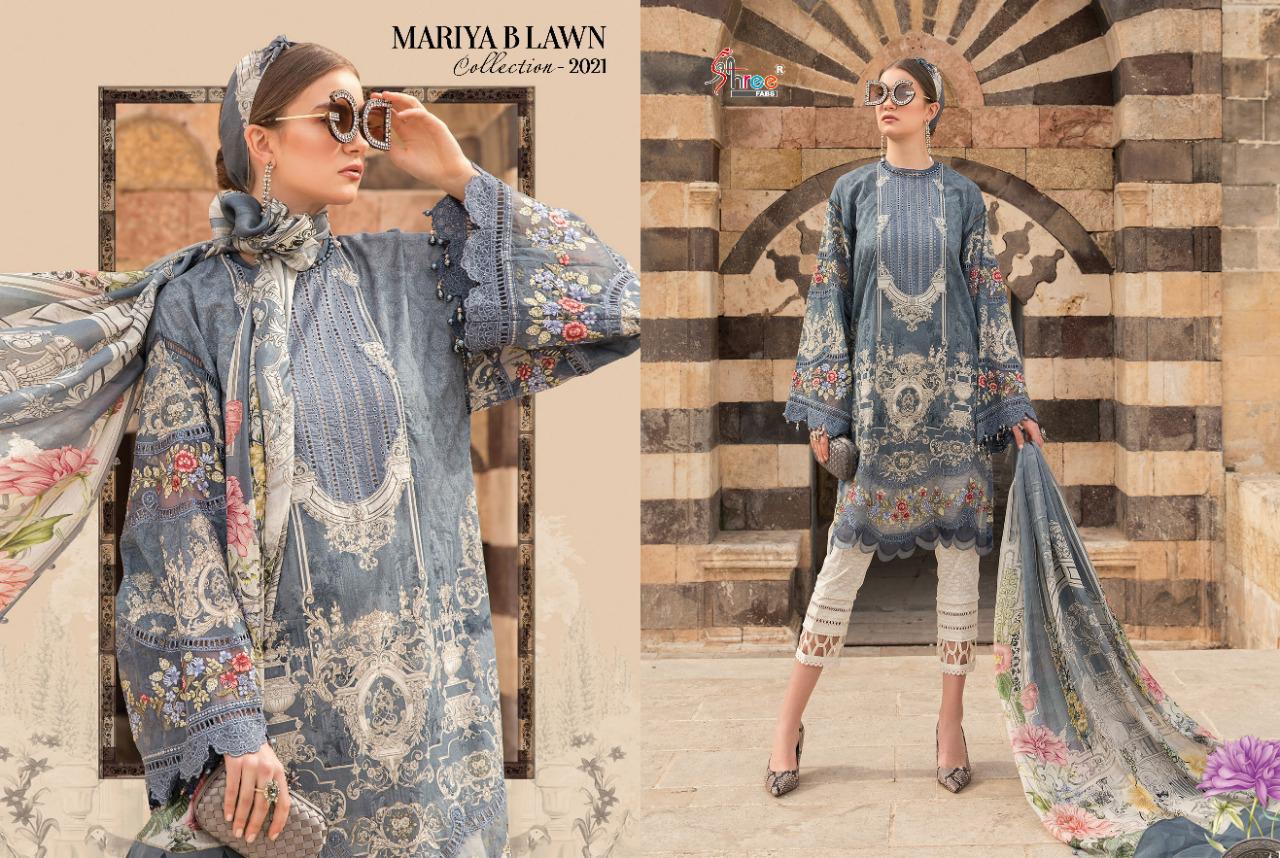 Shree Fabs Maria B Lawn Collection 1628