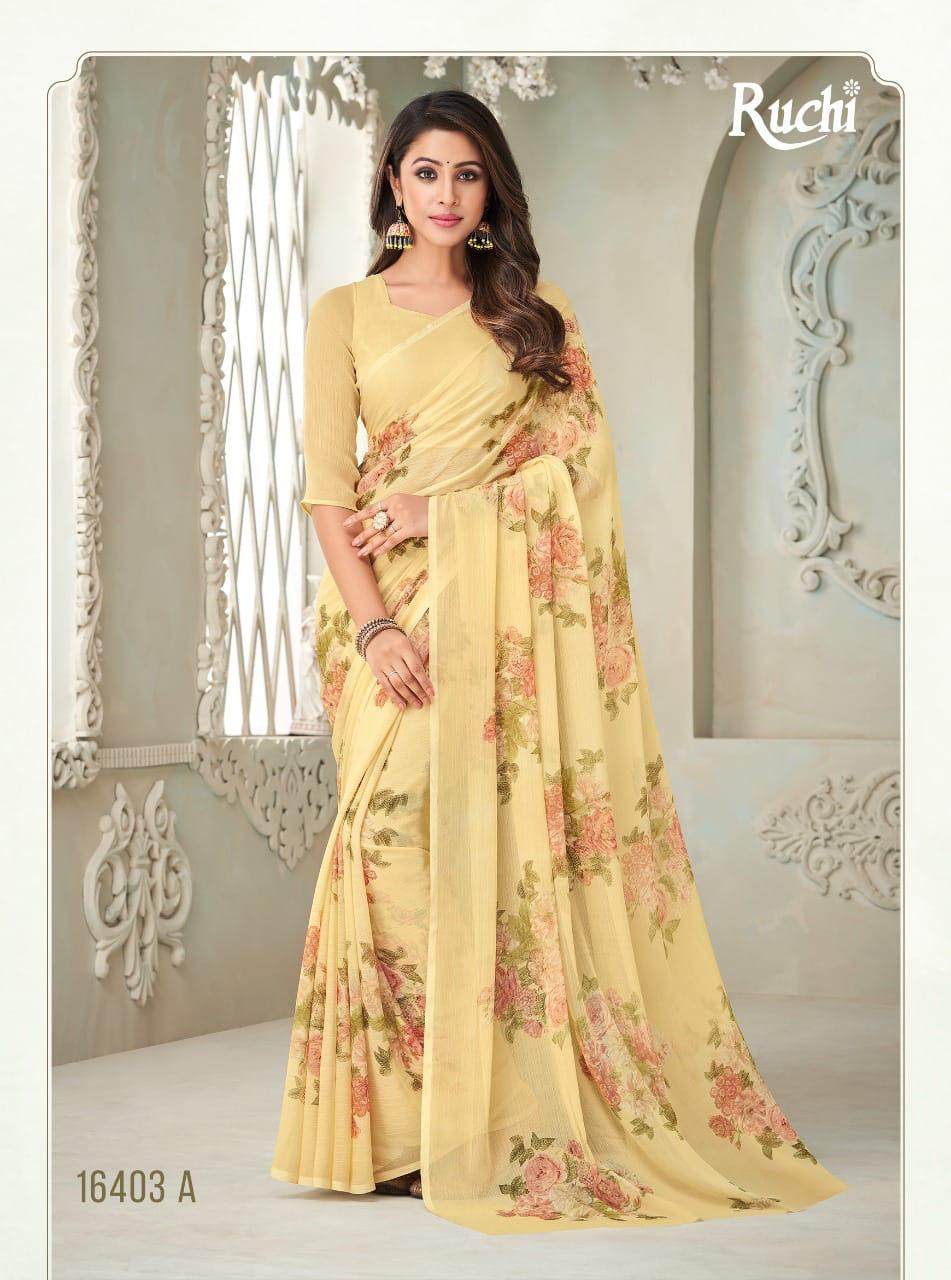 Ruchi Saree Star Chiffon 76 Edition 16403-A