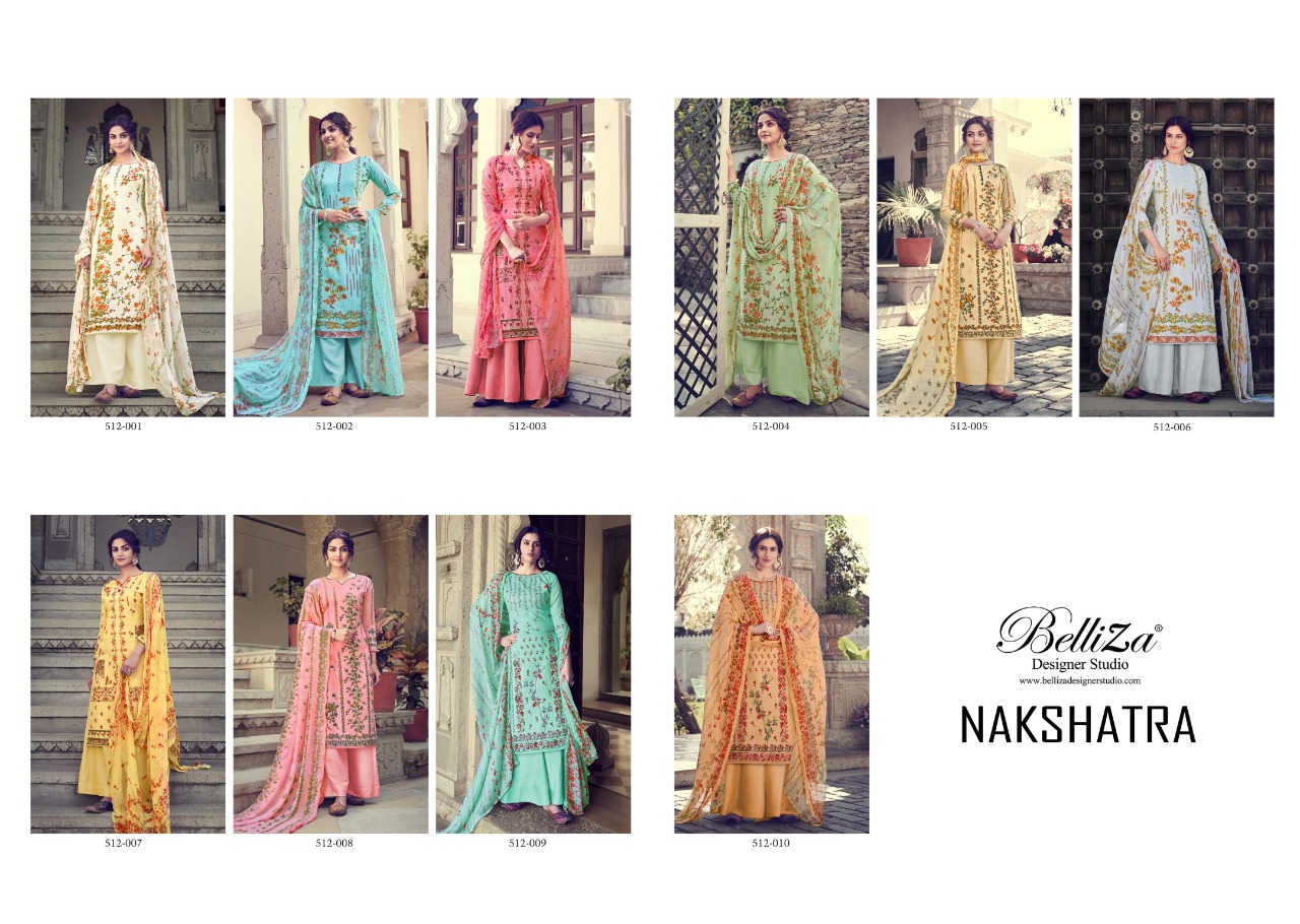 Belliza Designer Nakshatra 512-001 to 512-010