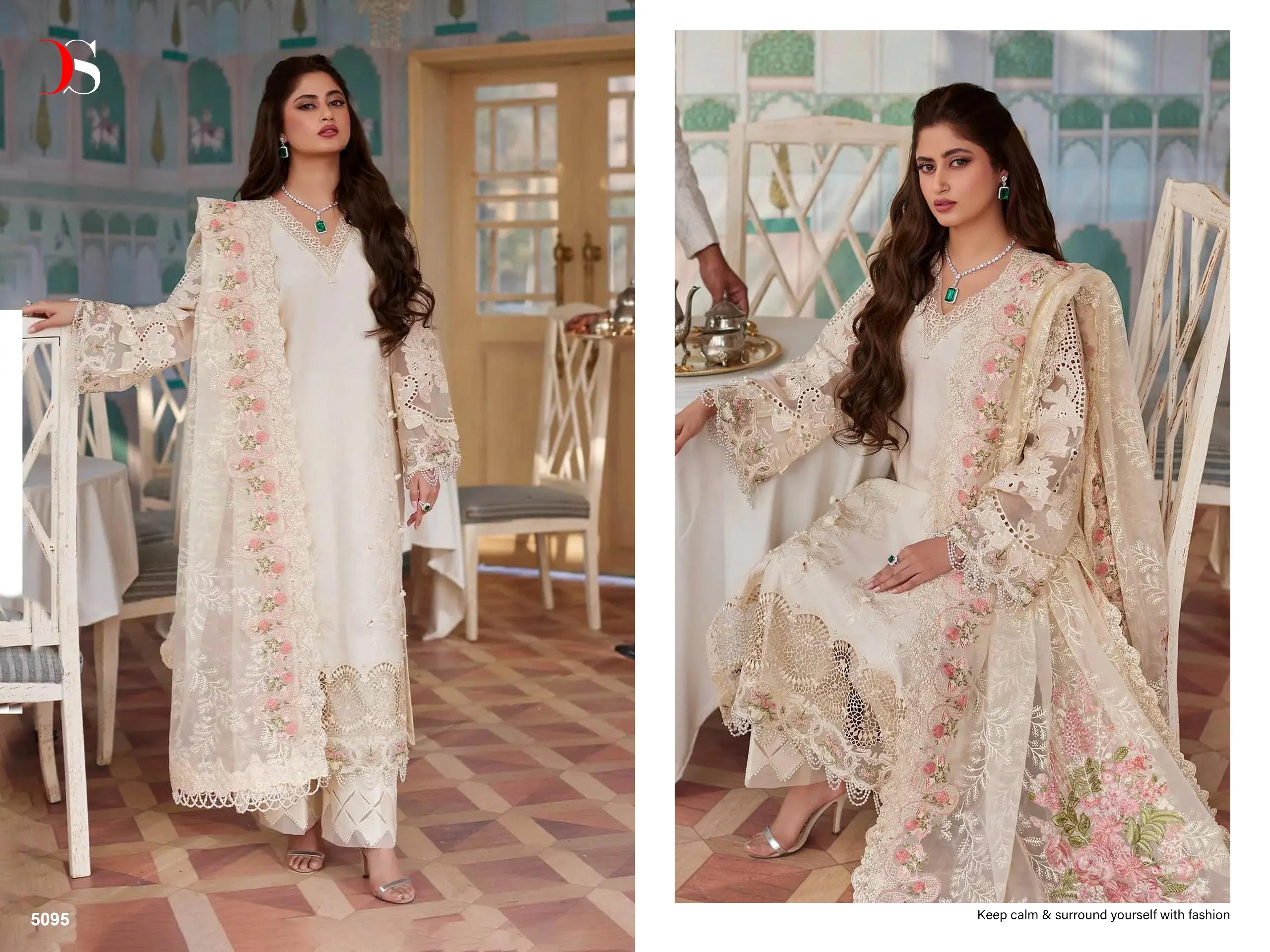 DEEPSY SUITS MARIA.B EMBROIDERED LAWN - 24 5095