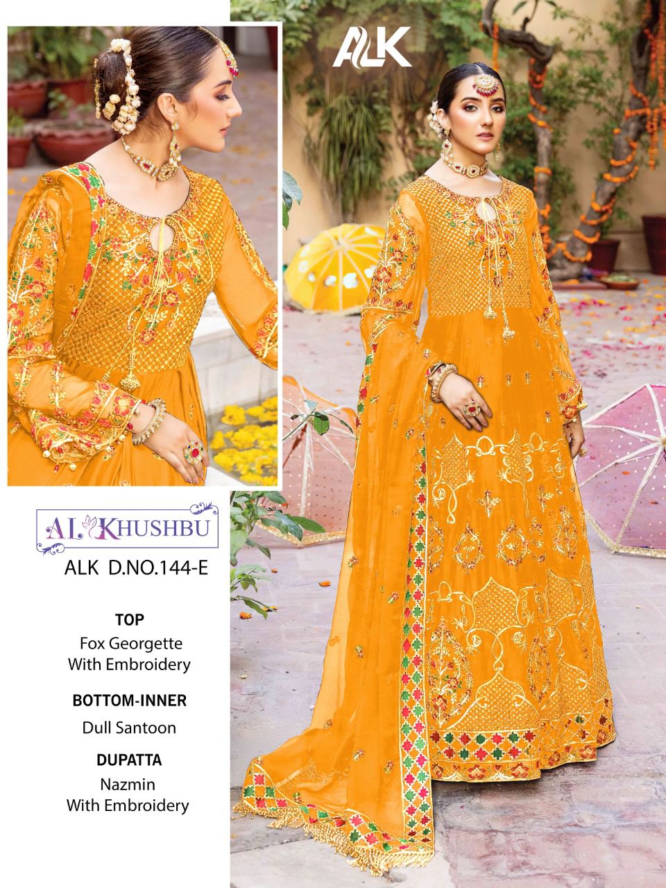 AL Khushbu Hit Bridal Collection 144-E