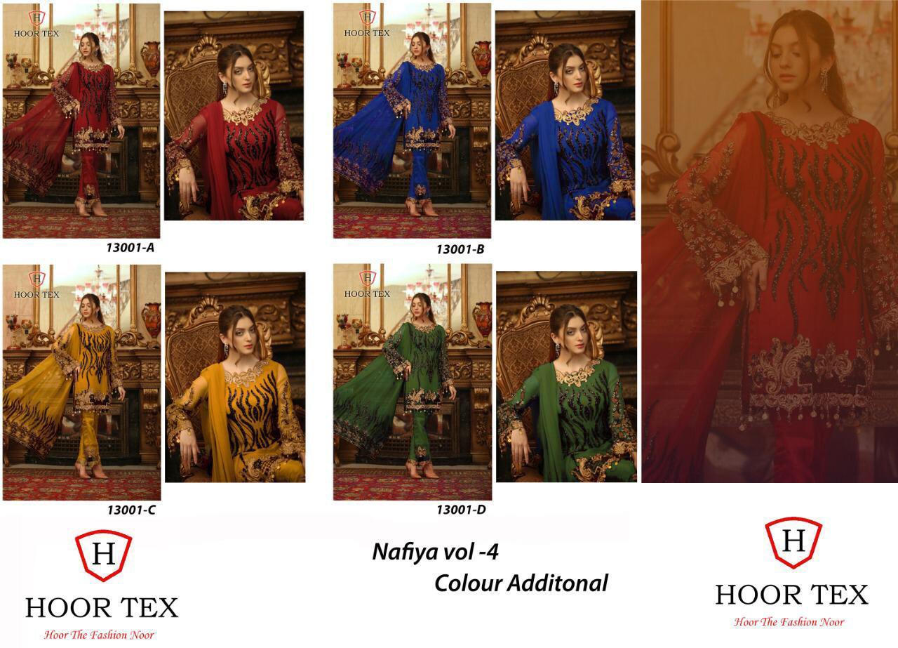 Hoor Tex Nafiya Colour Additional 13001 Colors