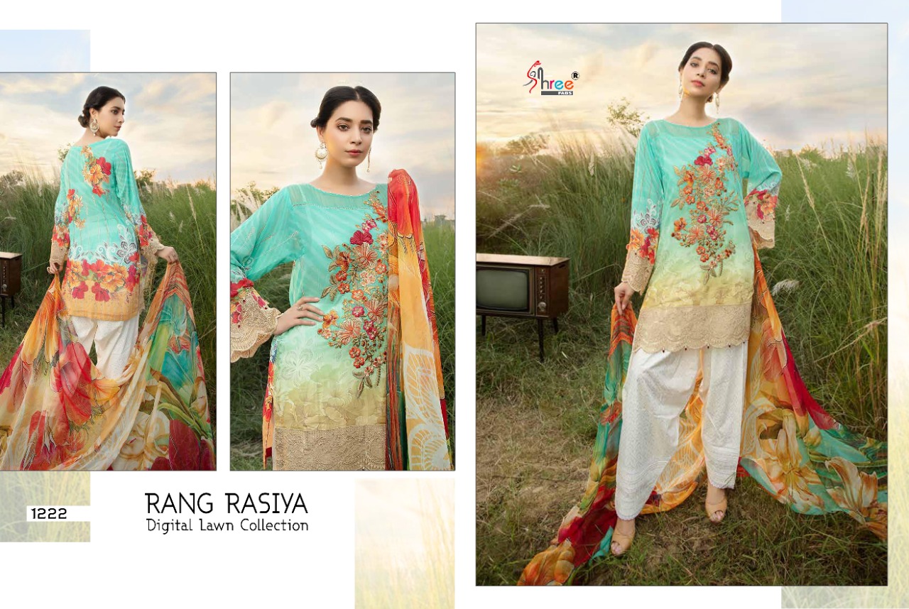 Shree Fabs Rang Rasiya Hit Design Suits 1222