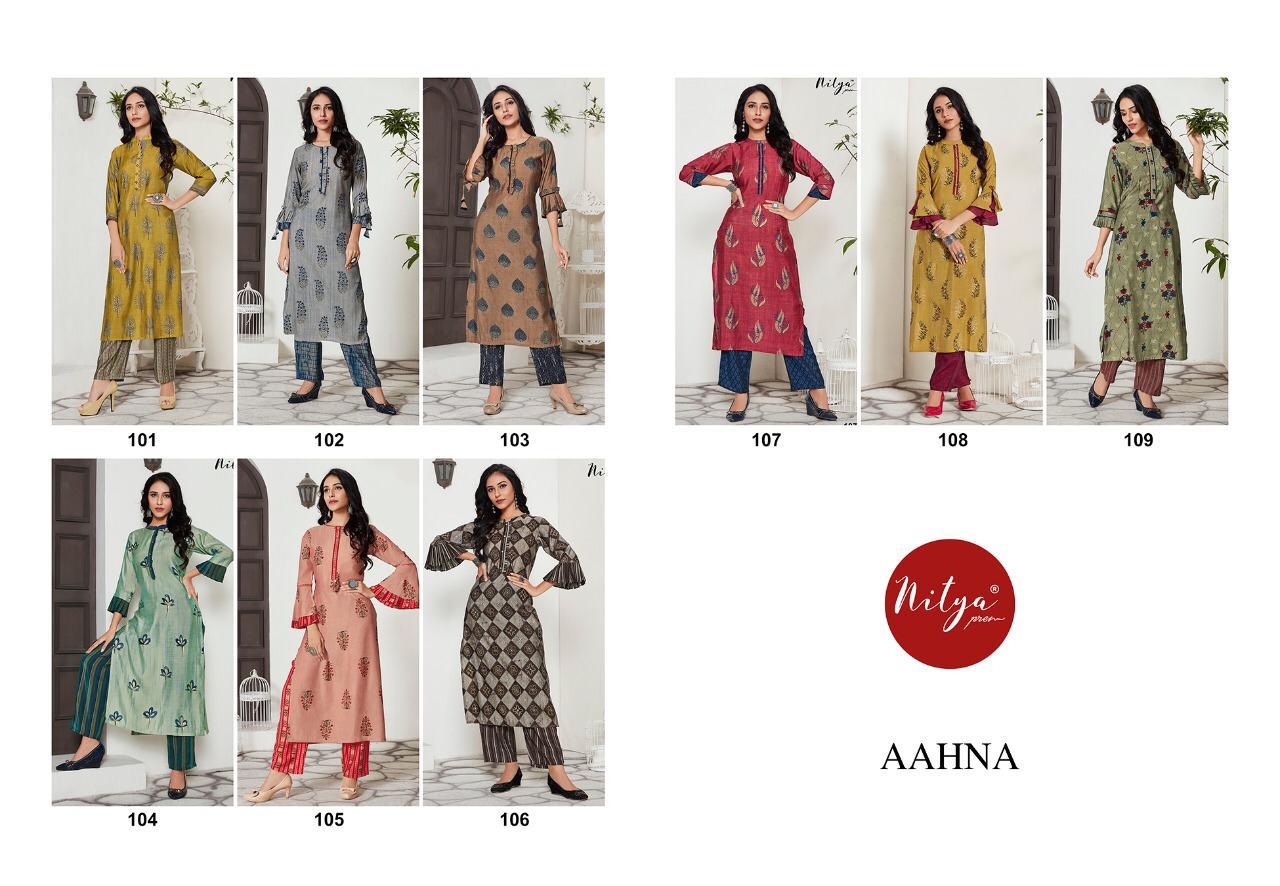 LT Fabrics Nitya Aahna 101-109
